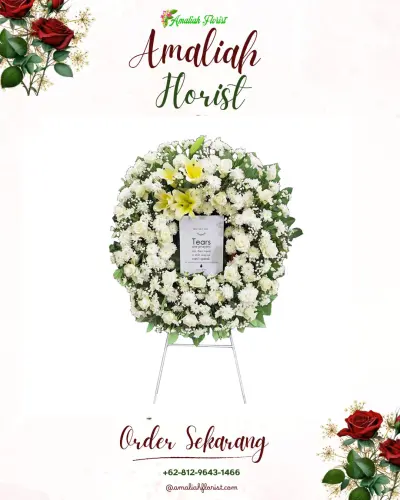 Krans Bunga Duka Cita di Candali
